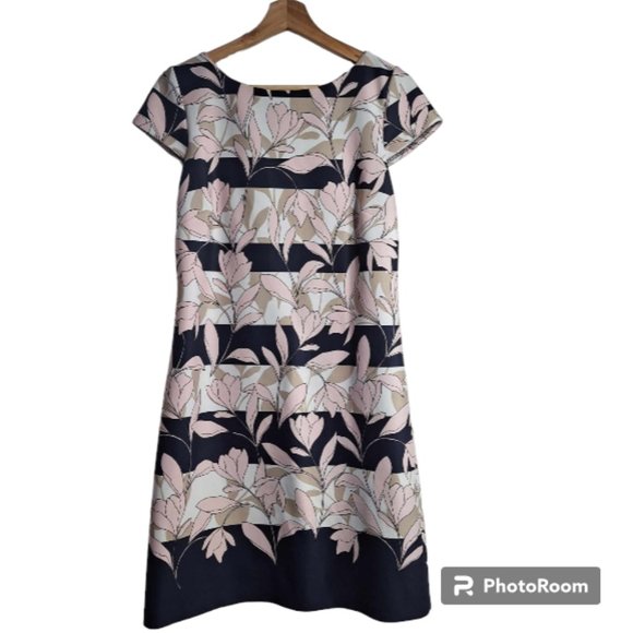 Vince Camuto Lined Sheath Dress with Cap Sleeves Size 8 - Picture 1 of 8